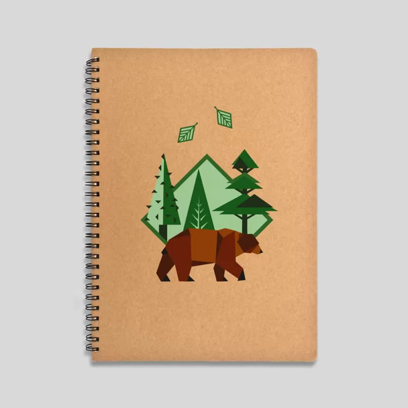 دفترچه یادداشت خرس قهوه ای
